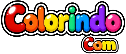 Colorindo com logo